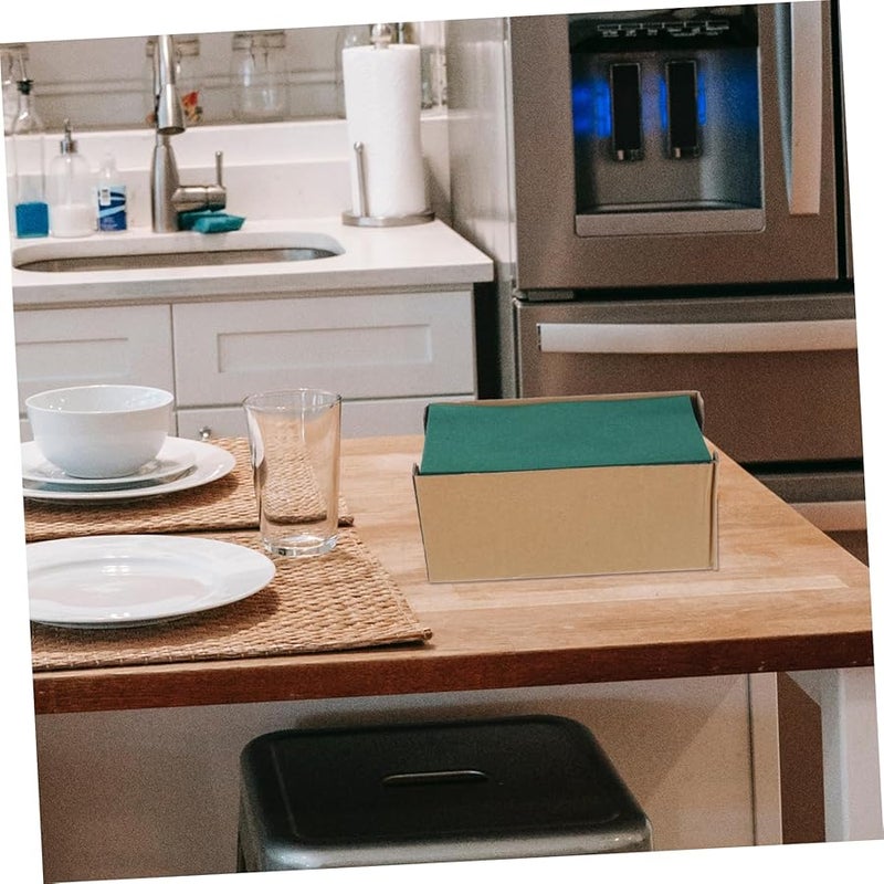 مناديل ورقية زخرفية خضراء يمكن التخلص منها 50 قطعة لحفلات عشاء الشكر والتخرج - Image 4